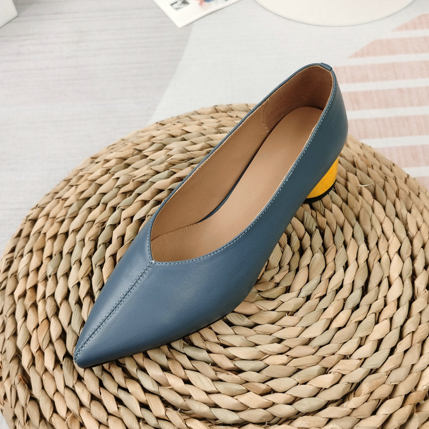 Xenia V Cut Pointy Toe Pumps Heels Newgew