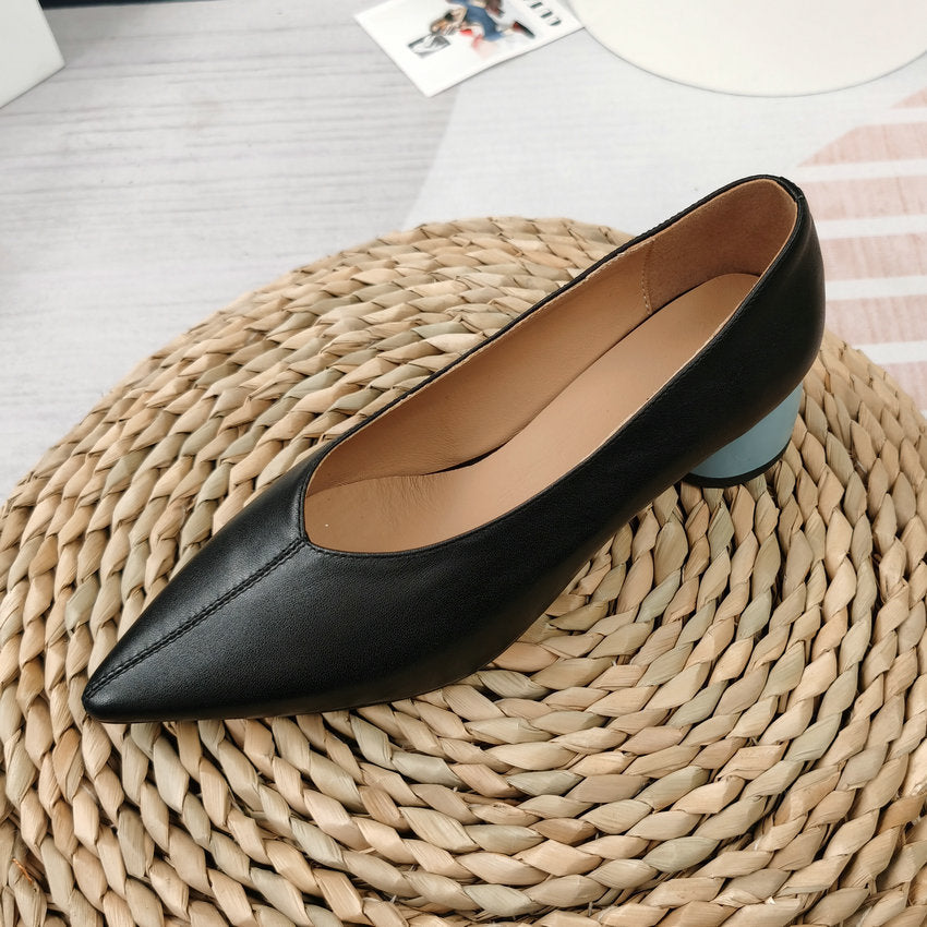 Xenia V Cut Pointy Toe Pumps Heels Newgew