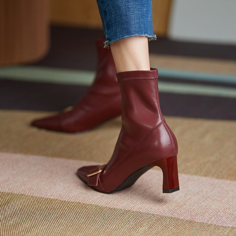 Erica Vintage Buckle Booties NEW GEW