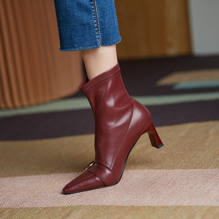 Erica Vintage Buckle Booties NEW GEW
