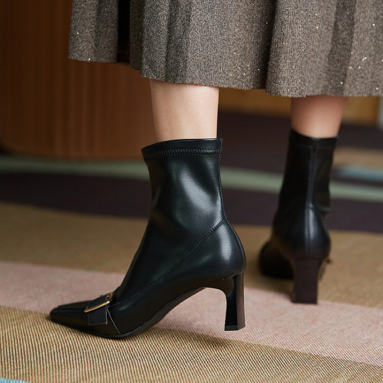 Erica Vintage Buckle Booties NEW GEW