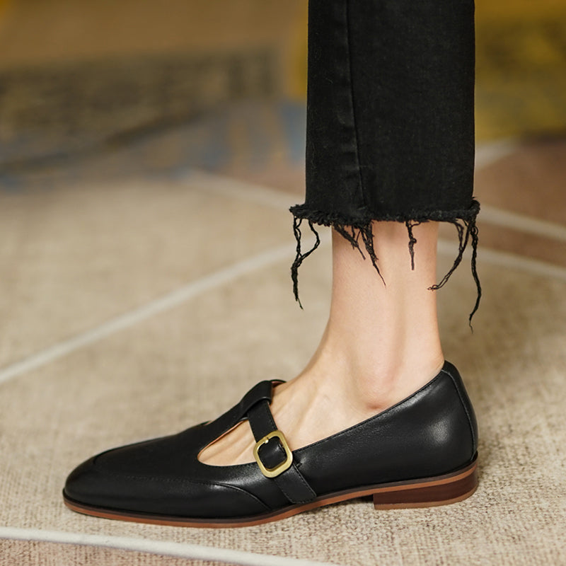 Vintage T Strap Flats Newgew