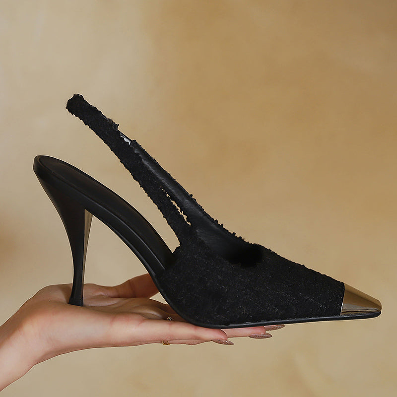 Charlee Cap Toe Slingback Heels Newgew