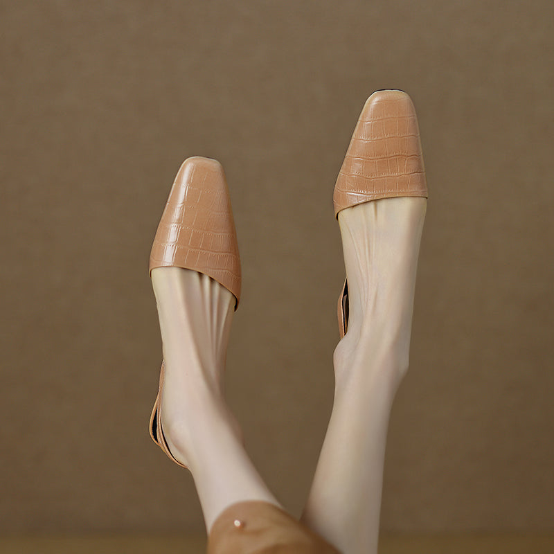 Norah Nude Slingback Pumps Newgew
