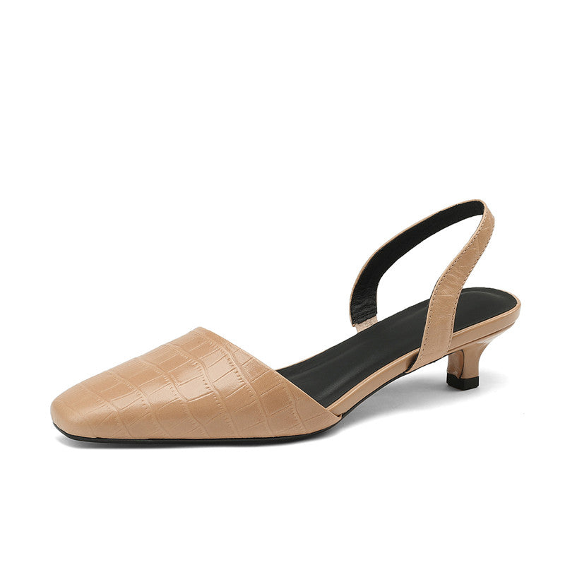 Norah Nude Slingback Pumps Newgew