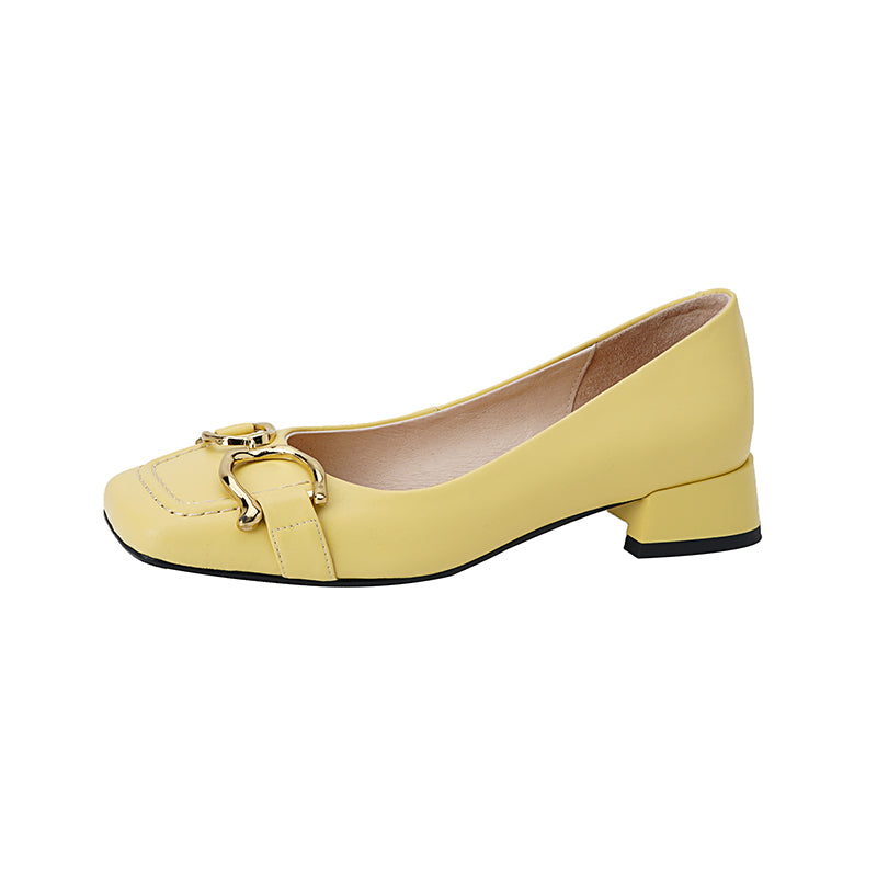 Danna Low Heeled Ballet Flats with Metal NEW GEW