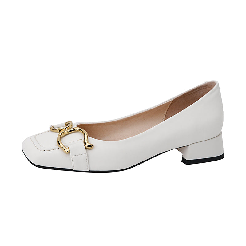 Danna Low Heeled Ballet Flats with Metal NEW GEW