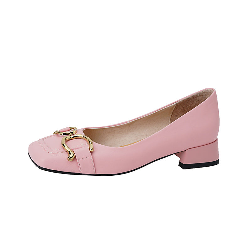 Danna Low Heeled Ballet Flats with Metal NEW GEW