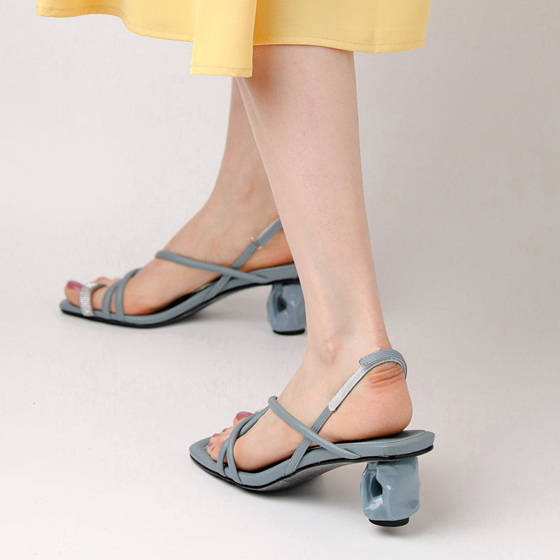 Cordelia Flip Flop Strappy Heeled Sandals NEW GEW