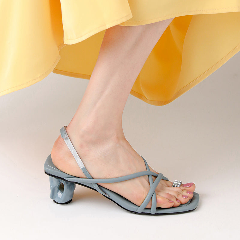 Cordelia Flip Flop Strappy Heeled Sandals NEW GEW