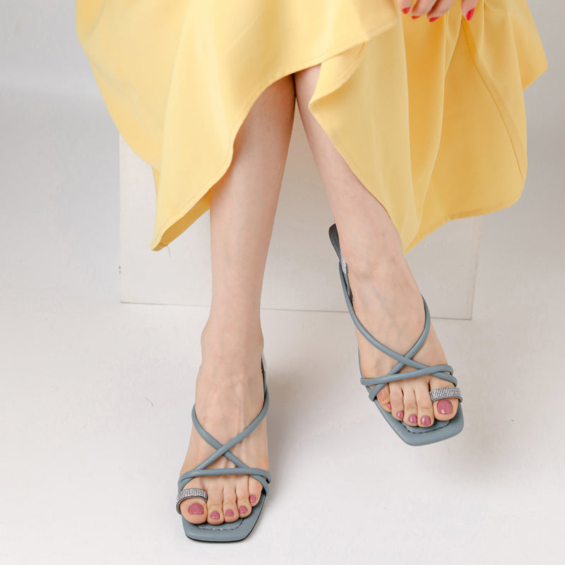 Cordelia Flip Flop Strappy Heeled Sandals NEW GEW