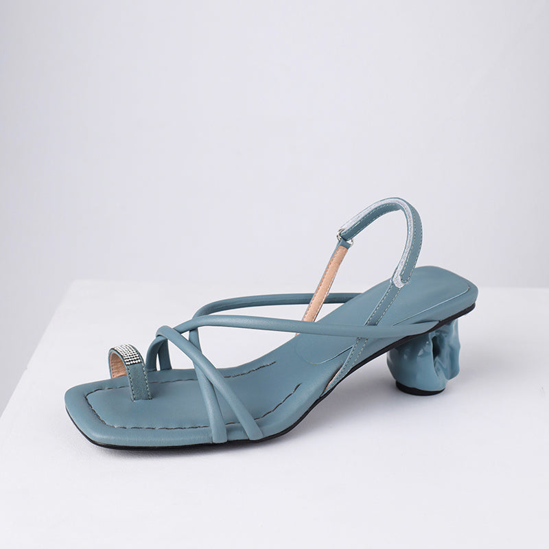Cordelia Flip Flop Strappy Heeled Sandals NEW GEW