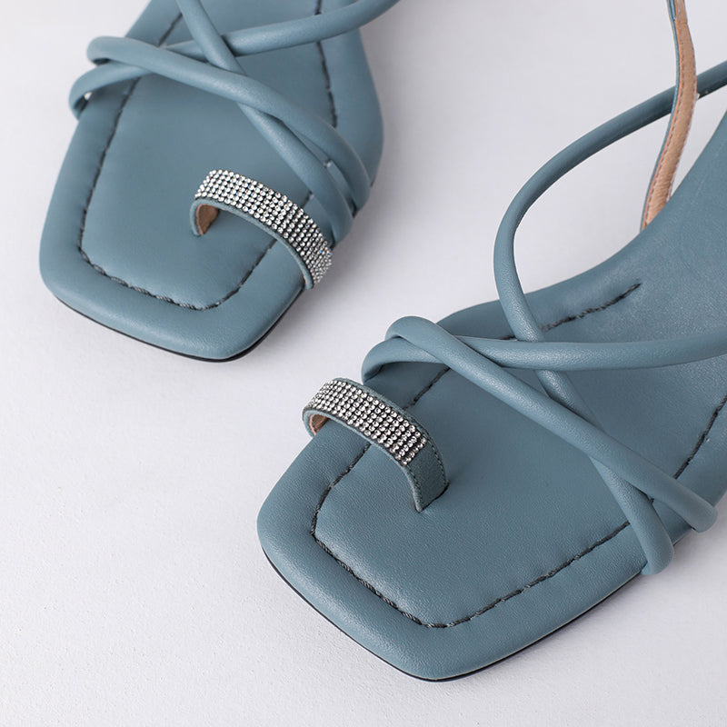 Cordelia Flip Flop Strappy Heeled Sandals NEW GEW