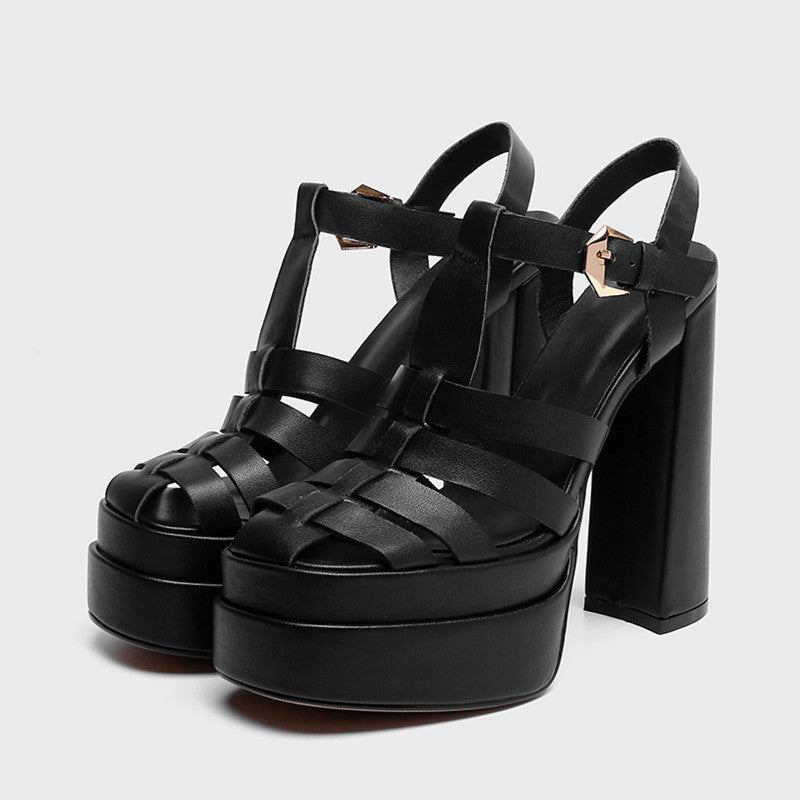 Charlie Gladiator Platform Chunky Heel Sandals NEW GEW