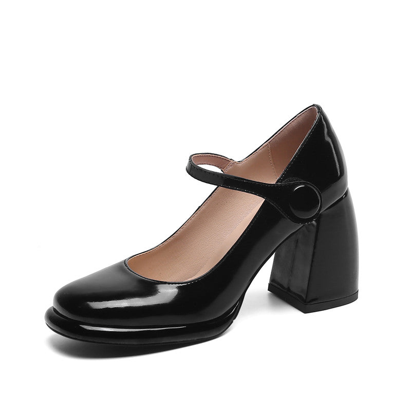 Claire Chunky Heel Mary Janes Pumps NEW GEW