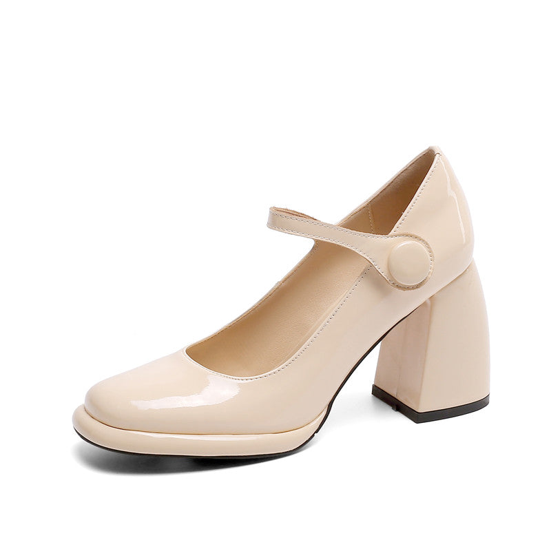 Claire Chunky Heel Mary Janes Pumps NEW GEW