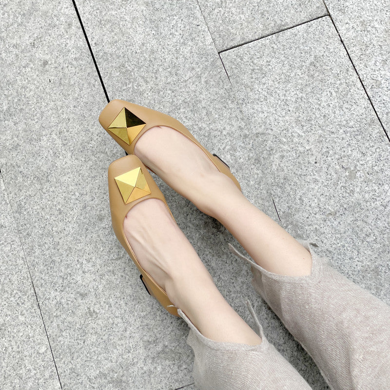 Carlie Handmade Genuine Leather Heels Newgew
