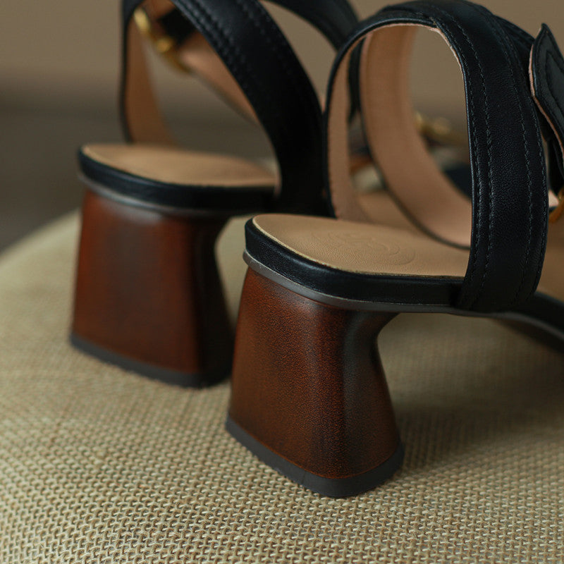 Delia Handmade Buckle Ankle Strap Sandals NEW GEW