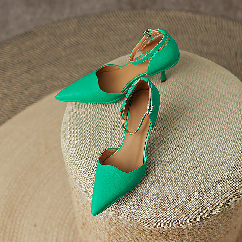 Carol Ankle Strap Novelty Heels Newgew