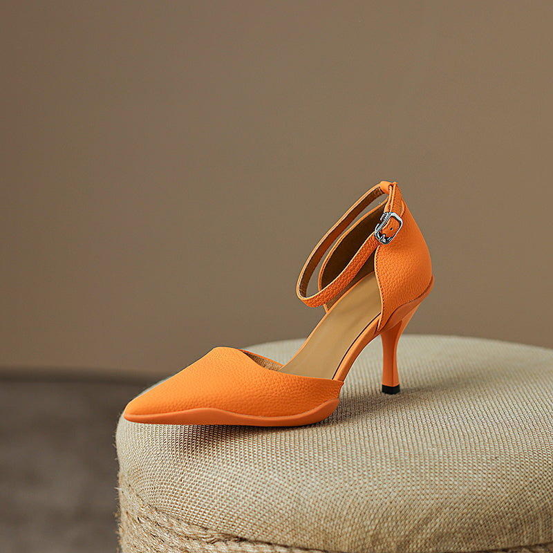 Carol Ankle Strap Novelty Heels Newgew