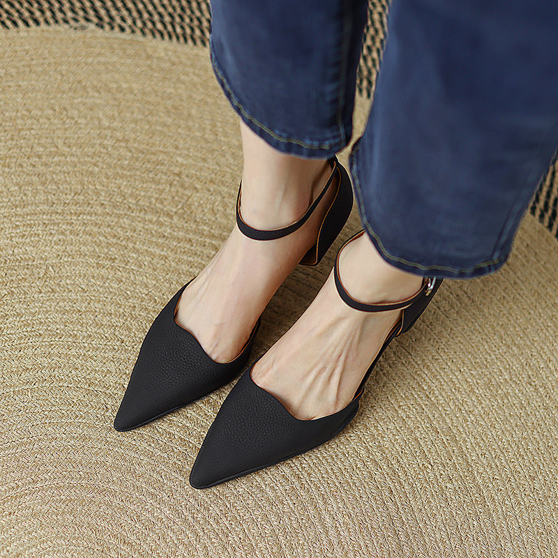 Carol Ankle Strap Novelty Heels Newgew