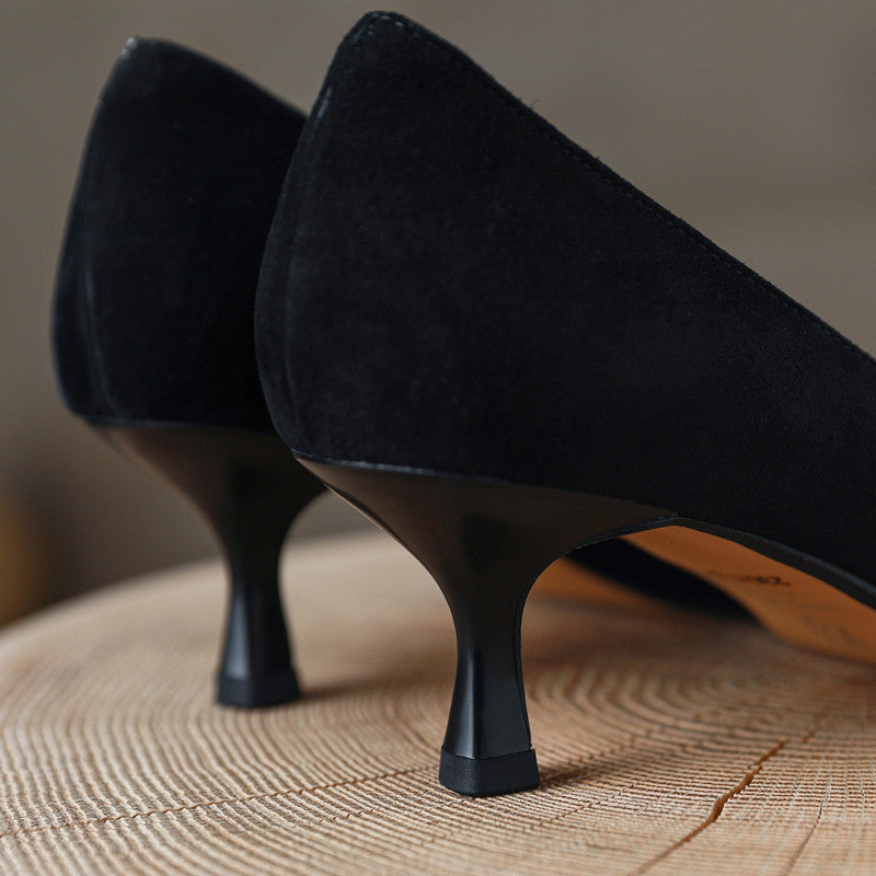 Destiny Pointy Toe Heart Kitten Heels NEW GEW