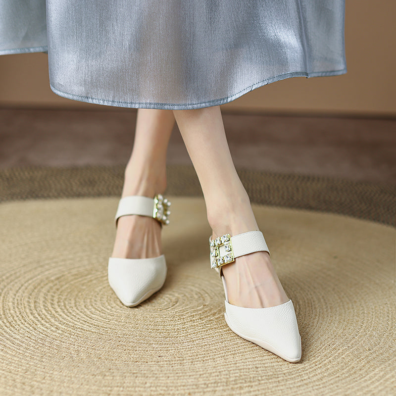 Clarke Novelty Heeled Mules NEW GEW