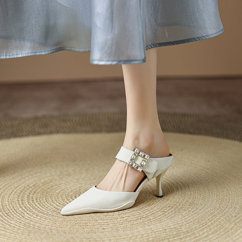 Clarke Novelty Heeled Mules NEW GEW