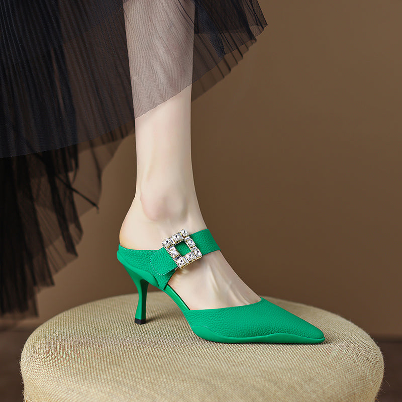 Clarke Novelty Heeled Mules NEW GEW