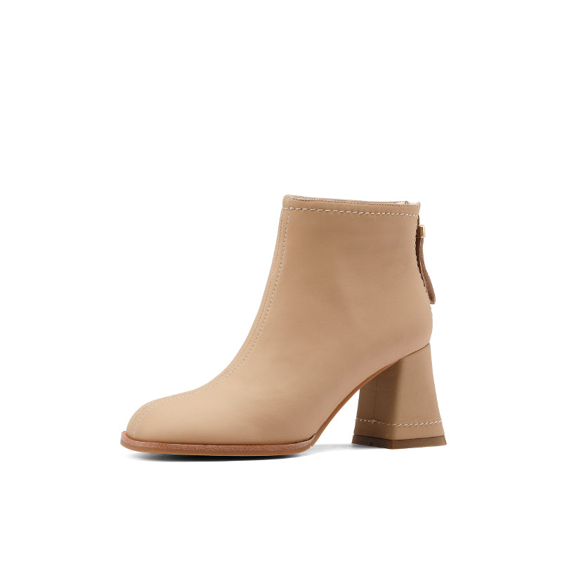 Charli Handmade Genuine Leather Heeled Ankle Boots NEW GEW