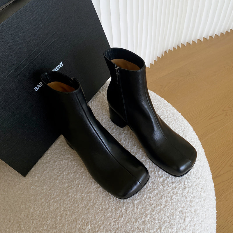 Harli Brown Snakeskin Ankle Boots Newgew