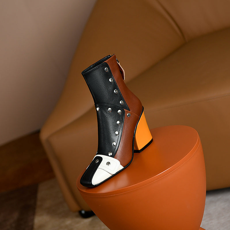 Fiza Studded Ankle Boots Newgew