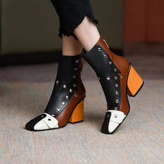 Fiza Studded Ankle Boots Newgew