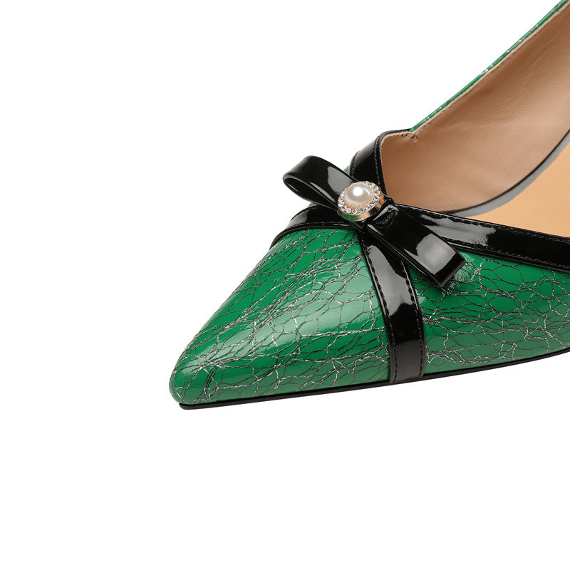 Dayleen Print Leather Novelty Heel Slingback Pumps NEW GEW