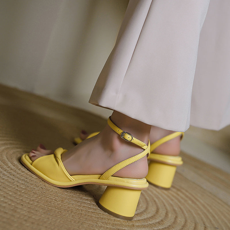 Cherish Handmade Open Toe Heeled Sandals NEW GEW