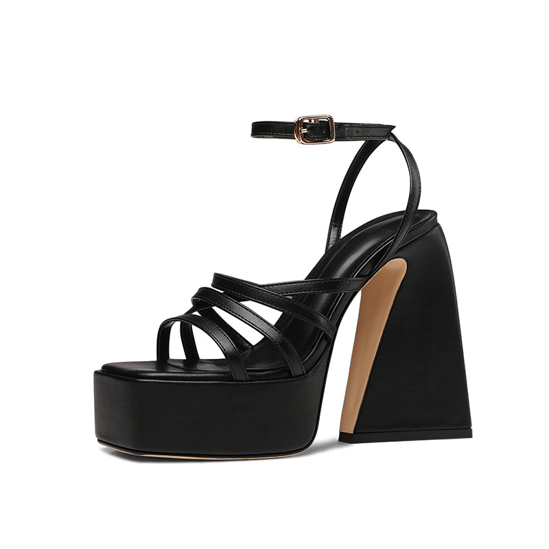 Dior Platform Chunky Heel Strappy Sandals NEW GEW