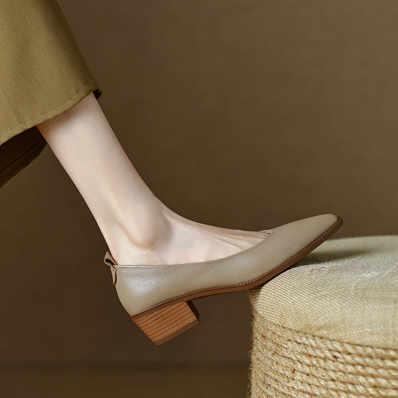 Itzel Nude Pointed Toe Pumps newgew