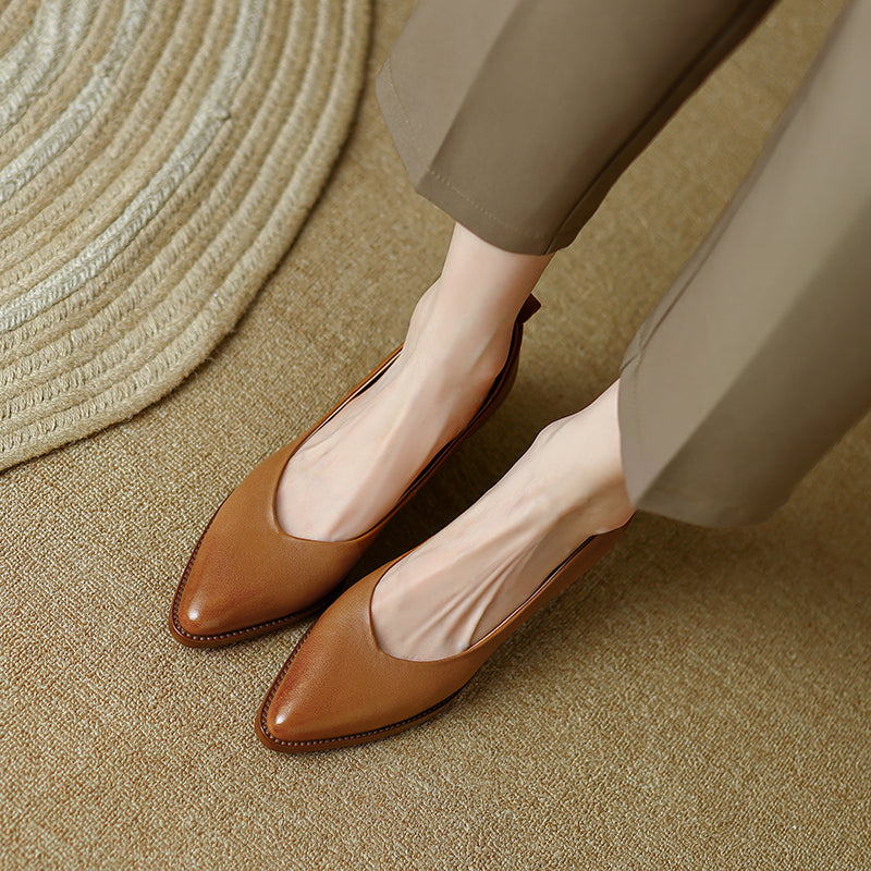 Itzel Brown Womens Slip on Heels newgew