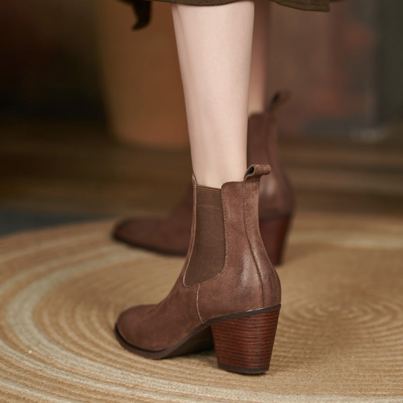 Havyn Heeled Chelsea Boots Brown Newgew