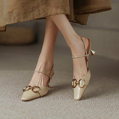 Fiona Nude Kitten Heels Newgew