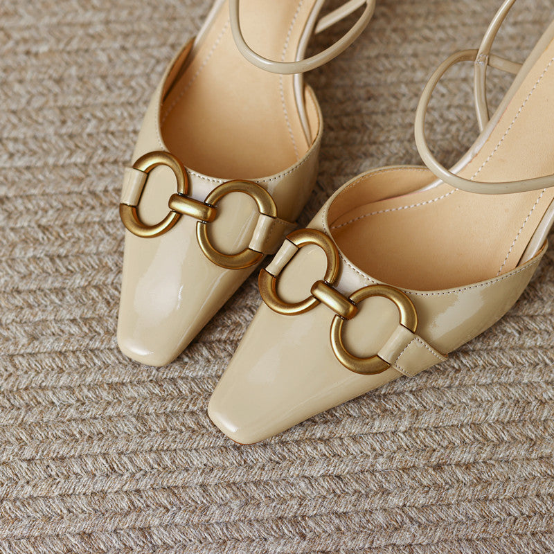 Fiona Nude Kitten Heels Newgew