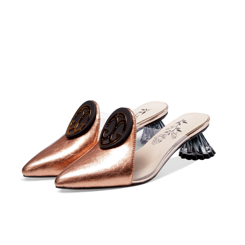 Devon Novelty Heel Mules NEW GEW