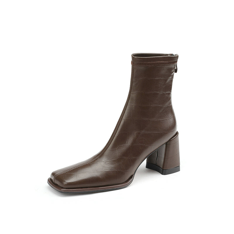 Miah Brown High Heel Boots newgew