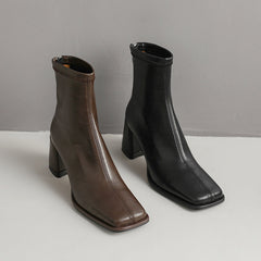 Miah Brown High Heel Boots newgew