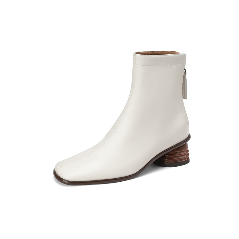 Isla Beige Boots Women Newgew