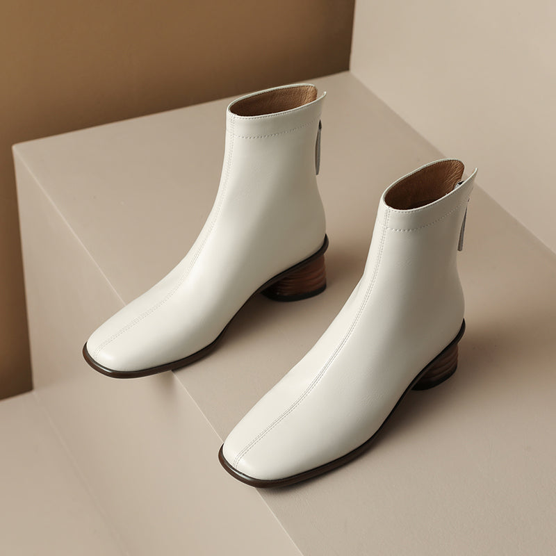 Isla Beige Boots Women Newgew