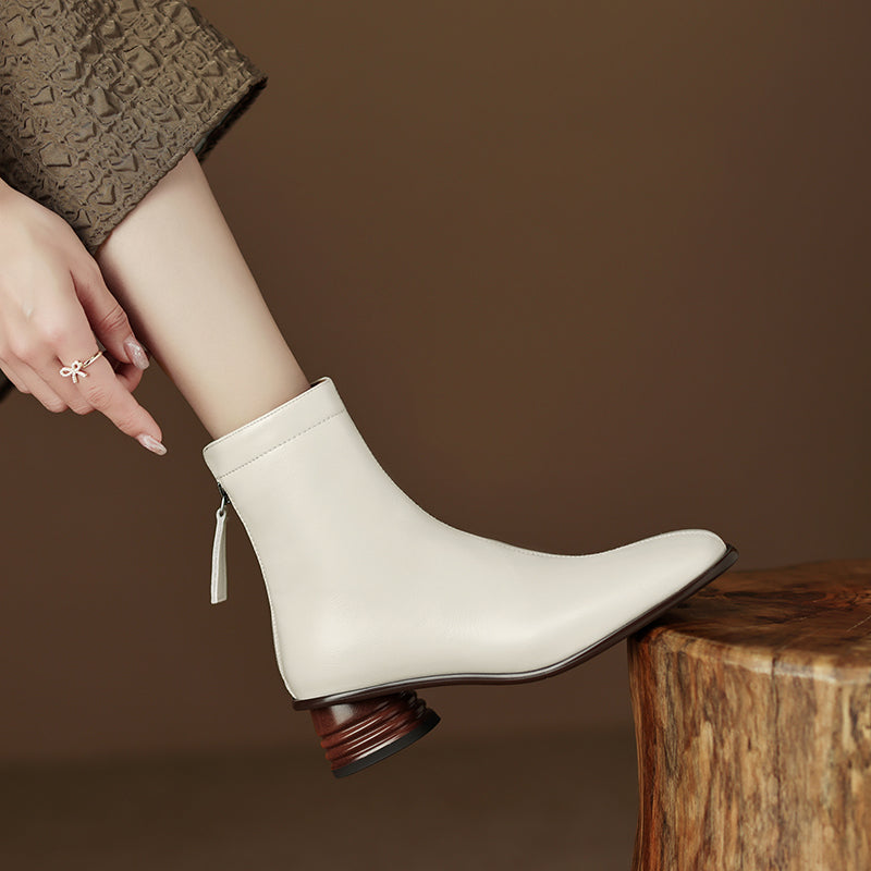 Isla Beige Boots Women Newgew