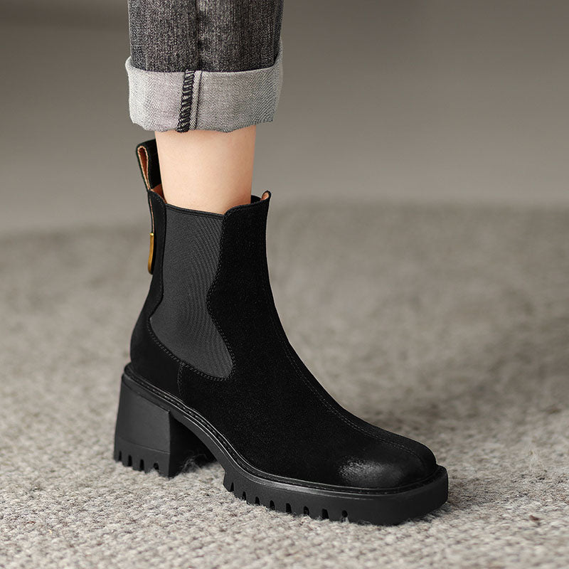 Hana Tan Platform Chelsea Boots Newgew