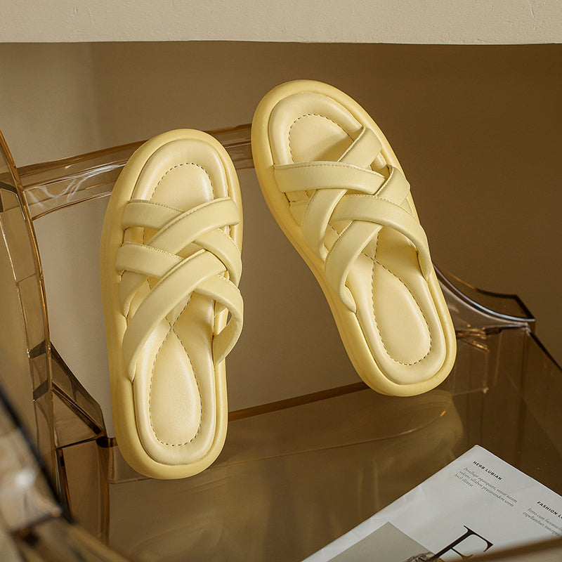 Diya Super Comfy Strappy Mules Slippers NEW GEW