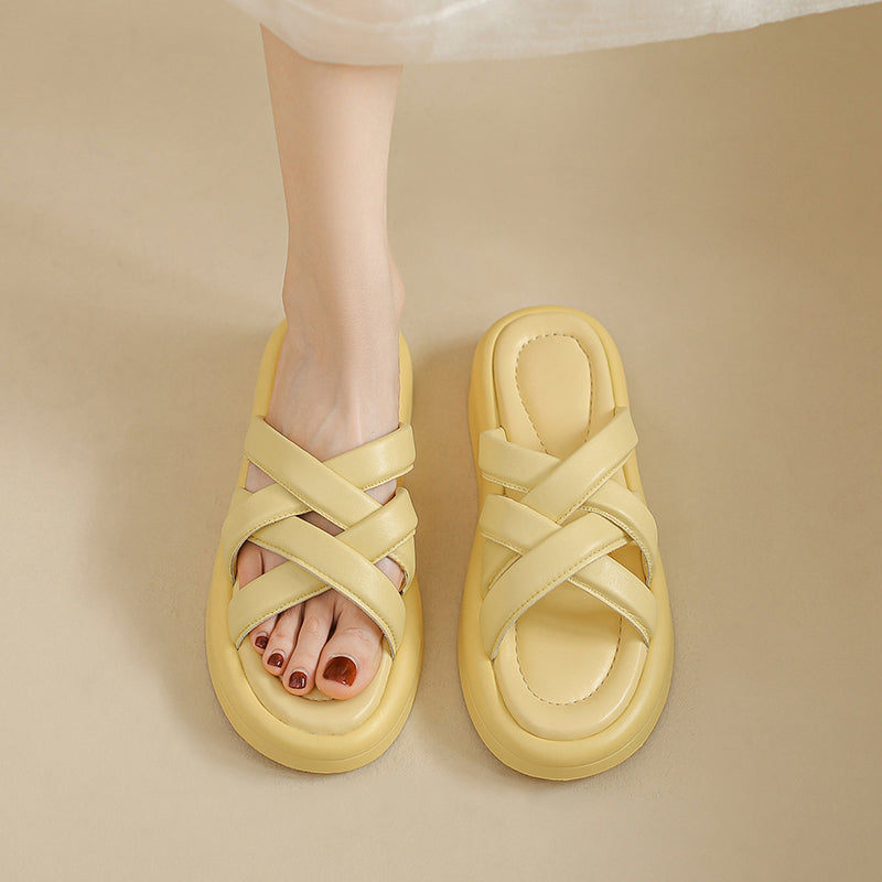 Diya Super Comfy Strappy Mules Slippers NEW GEW